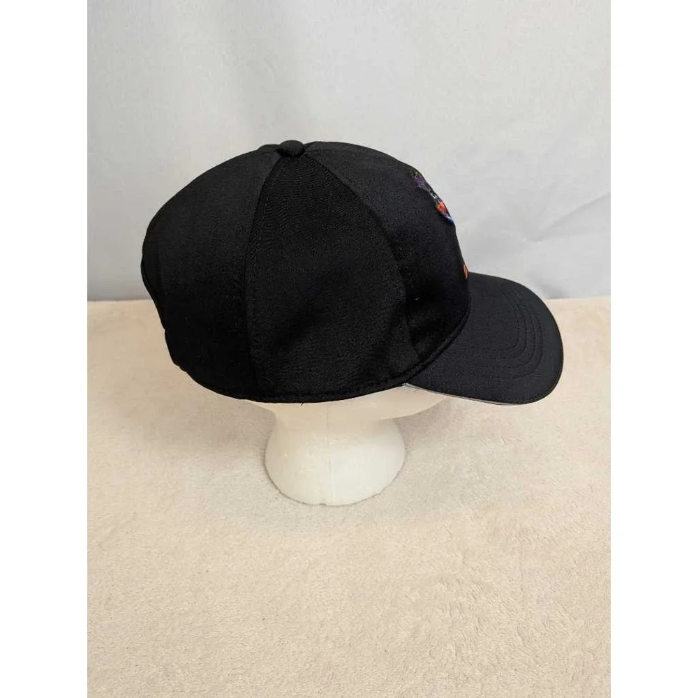 Looney Tunes Road Runner Black Baseball Cap OSFM Ponytail‎ Slot Never Worn